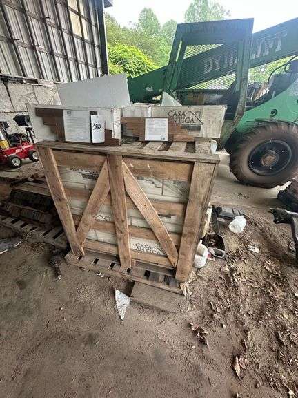 Crate of Casa Antica Wood 7x16 Teak Panel