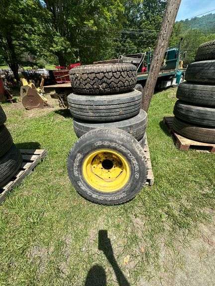 Lot of Assorted Truck Tires