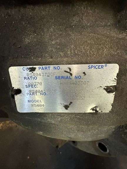 SPICER RS404 SINGLE SPEED DIFFERENTIAL