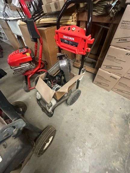 Lot of 5 Assorted Brand Pressure Washers for Parts