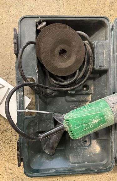 Metabo Hpt G12sr4 Angle Grinder Set With Case And Accessories