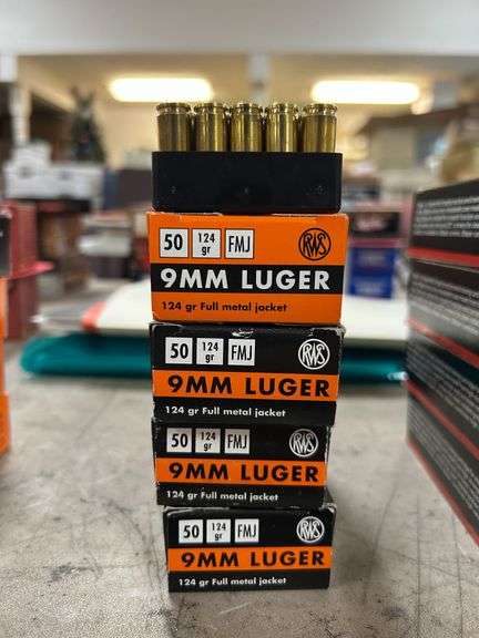 (5 X Money) RWS 9mm Match Grade 124 grain