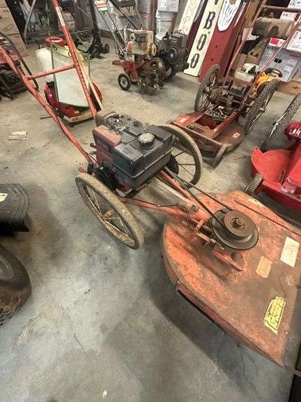 Lot of 4 Antique Lawn Mowers