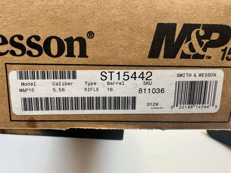 Smith & Wesson, Model M&P-15, Serial # ST15442, Semi Auto, 5.56