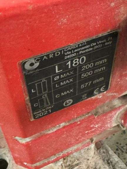 Cardi L180 Core Drill Rig