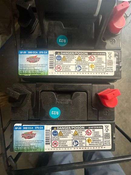 Lot of Various Replacement Small Engine Batteries
