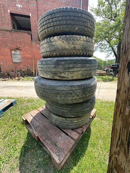 Lot of Assorted Truck Tires