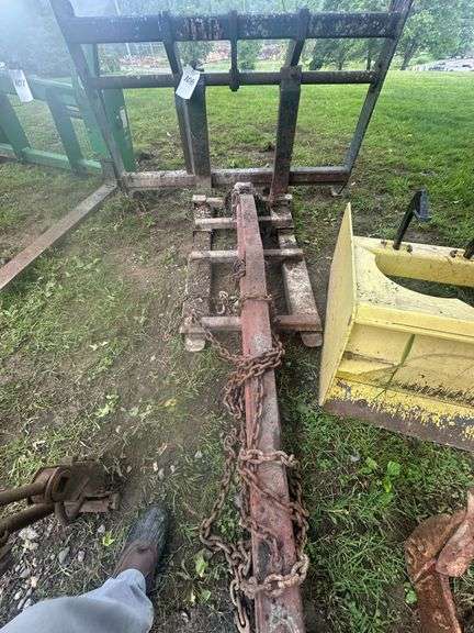 JRB Logging Skid Fork Attachment with Boom Extension