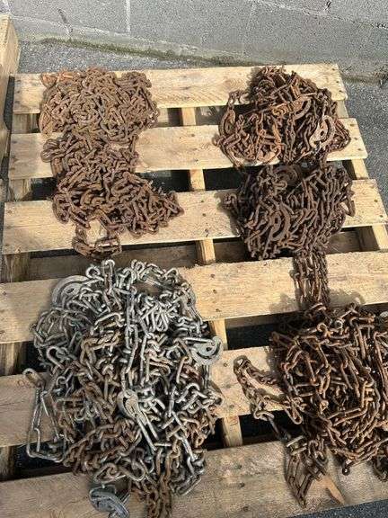 Lot of Heavy Duty Freight Chains