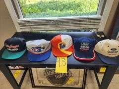 Autographed Nascar Hat Collection