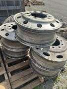 (5x) 24.5 Aluminum Wheels