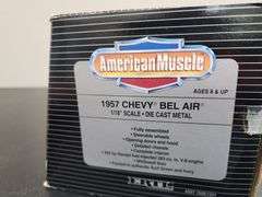 American Muscle 1:18 Scale 1957 Chevrolet Bel Air Sport Coupe Die Cast