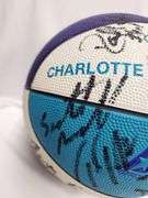 1990's Charlotte Hornets Team Signed Basketball