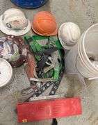 Grouping of Safety Helmets, Rubber Boots, Lufkin Measuring Tools and More!