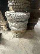 Lot of Assorted New & Used Mower Tires