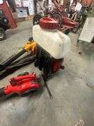 Lot of 2 Leaf Blowers & 1 Gas Powered Backpack Sprayer