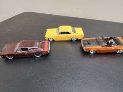 (3) 1:24 Scale Die Cast Cars