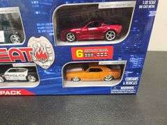 Jada HEAT 1:32 Scale 6 Car Die Cast Set