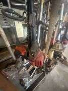Lot of Assorted Stihl Weed Eaters & String Trimmers for parts