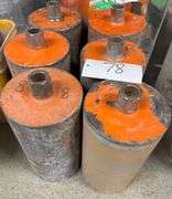 Six 8" Wet Cutting Core Bits