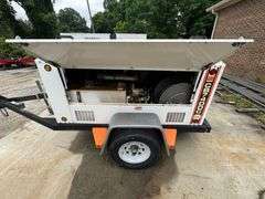 Diamond Products CB74DDC Diesel Hydraulic Power Pack on Trailer