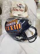 Super Bowl XXXIII Full Size Replica Denver Broncos Helmet and Hat