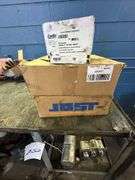 Air Compressor Spooler Work Bench w/ Contents