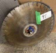Two 31-Inch Wet Cutting Concrete Saw Blades
