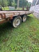 1990 White 26' Gooseneck Trailer