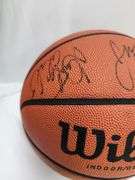 1990's UNC Tarheels Team Signed Basketball