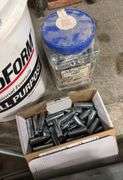 LARGE HARDWARE LOT: ANCHORS, STUDS, PLATES, MOUNTS
