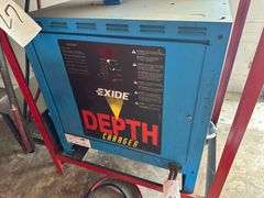 Exide Depth Charger Model D3E-12-680 24V 109 AMP Forklift Battery Charger