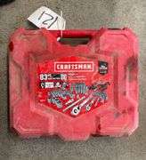 Craftsman 83-piece Sae/metric Socket Set in Red Hard Case