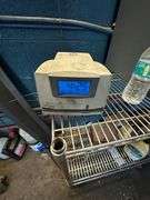 Wire Shop Rack w/ Contents & Wall Peg Storage Contents