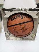 1990's UNC Tarheels Team Signed Basketball