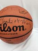 1990's UNC Tarheels Team Signed Basketball