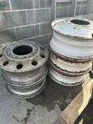 (5x) 2-22.5 Aluminum Wheels & 3-24.5 Steel Wheels