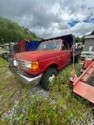 1990 Ford F-350 12' Dump Truck 4x4 VIN# 1FDKF381LNA66365