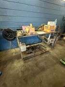 Air Compressor Spooler Work Bench w/ Contents