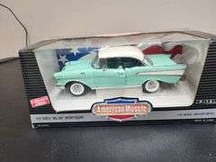 American Muscle 1:18 Scale 1957 Chevrolet Bel Air Sport Coupe Die Cast