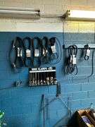 Large Lot of Assorted V-Belts & Hose Clamps
