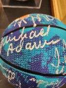 1995-1996 Charlotte Hornets Team Signed Ball