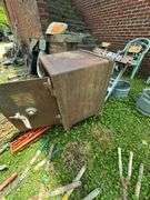Antique Cary Safe Company Combination Floor Safe