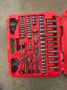 Craftsman 83-piece Sae/metric Socket Set in Red Hard Case