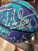 1995-1996 Charlotte Hornets Team Signed Ball