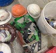 Grouping of Safety Helmets, Rubber Boots, Lufkin Measuring Tools and More!