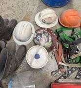 Grouping of Safety Helmets, Rubber Boots, Lufkin Measuring Tools and More!