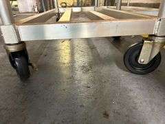 2 x Aluminum Rolling Racks 6 ft H