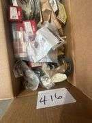 1 Case of Assorted Small Engine Replacement Switches, Buttons, Electronics