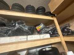 Lot of Racks of Mower Replacement Parts